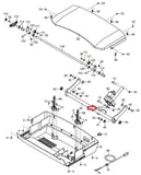 HealthRider NordicTrack Proform Treadmill Plastic Incline Motor Spacer 114078 - fitnesspartsrepair