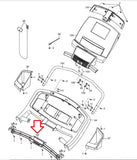 HealthRider Proform NordicTrack Treadmill Pulse Crossbar MFR-302973 & 302972 - hydrafitnessparts