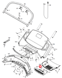 HealthRider Proform Treadmill Console Fan Cover 334647 - hydrafitnessparts