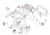 HealthRider Reebok 600 HRC RX3000 Treadmill Display Console Panel 158300 183551 - hydrafitnessparts