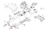 HealthRider S500XI S700XI S900I S900XI Treadmill Rear Back idler Roller 172696 - fitnesspartsrepair