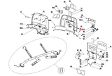 Horizon Advance Fitness Group Livestrong Treadmill Middle Key 089000 - hydrafitnessparts