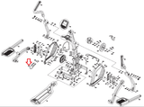 Horizon EP583 EP583B EP584 Elliptical Console Mast Back Hip Cover 1000338746 - hydrafitnessparts