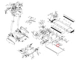 Horizon Fitness 2.3T - 2007 (TM230) Treadmill Left Side Rail End Cap 056270-BA - hydrafitnessparts