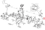 Horizon Fitness 4.3E - EP138 - 2007 Elliptical Right Lower Handlebar 064162-ZR - hydrafitnessparts