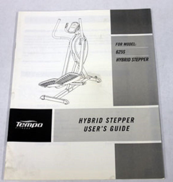 Horizon Fitness 625S - CS202C Stepper Step Owner's User's Manual 102699 - hydrafitnessparts