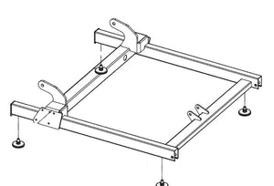 Horizon Fitness 7.0AT-04 - TM1021 - PTM1021 Treadmill Frame Base Set 1000468288 - hydrafitnessparts