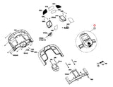 Horizon Fitness 7.4AT-04 - TM499G PTM499G Treadmill Console Overlay Set 1000468130 - hydrafitnessparts