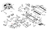 Horizon Fitness 7.4AT-04 - TM499G - PTM499G Treadmill Frame Base Set 1000462785 - hydrafitnessparts