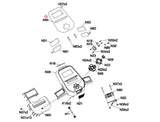 Horizon Fitness 7.4AT-04 - TM499G Treadmill Console Manipulate Overlay Up 1000430216 - hydrafitnessparts