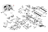 Horizon Fitness 7.4AT-04 TM499G Treadmill Display Console Assembly 1000468129 - hydrafitnessparts