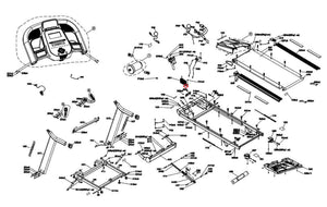 Horizon Fitness 7.4AT-04 - TM499G Treadmill Power Switch Fix Base 1000462781 - hydrafitnessparts