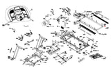 Horizon Fitness 7.4AT-04 - TM499G Treadmill Rear Idler Roller Set 1000462129 - hydrafitnessparts