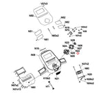 Horizon Fitness 7.8AT-04 -TM1000C PTM1000C Treadmill Key Stop HIPS 1000377672 - hydrafitnessparts