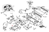 Horizon Fitness 7.8AT-04 -TM1000C Treadmill Base Frame Set 1000462785 - hydrafitnessparts