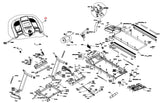 Horizon Fitness 7.8AT-04 -TM1000C Treadmill Console Set Semi Assembly 1000468117 - hydrafitnessparts