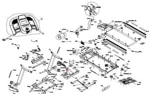 Horizon Fitness 7.8AT-04-TM1000C Treadmill Hex Head Screw M10X1.5PX65L 1000400887 - hydrafitnessparts