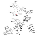 Horizon Fitness 7.8AT-04 - TM1000C Treadmill Left Membrane Key Pad 1000430481 - hydrafitnessparts