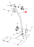 Horizon Fitness CE4.1 EX-56 Elliptical Right Lower Handlebar Set 055962-ZR - hydrafitnessparts