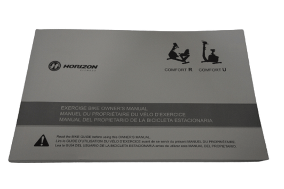 Horizon Fitness Comfort U - CB037 Stationary Bike Owner's Manual 1000359559 - hydrafitnessparts