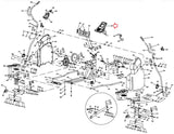 Horizon Fitness CSE4.5 - EP111B Elliptical Display Console Assembly 013841-AAX - hydrafitnessparts