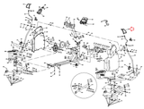 Horizon Fitness CSE4.6 - EP134B Elliptical Upper Handlebar Extension 049113-AA - hydrafitnessparts