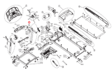 Horizon Fitness CT9.3TM444B T303TM444 Treadmill Right Console Mast Set 1000232123 - hydrafitnessparts