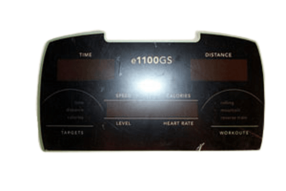 Horizon Fitness E1100GS - EP518 Elliptical Console Overlay U English 1000201241 - hydrafitnessparts