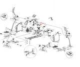 Horizon Fitness E401 - EP503 Elliptical Console Mast Set 100828 - hydrafitnessparts