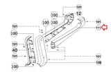 Horizon Fitness Elite R7 - RB018 Stationary Bike Left Rear Chain Cover 1000352940 - hydrafitnessparts