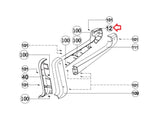 Horizon Fitness Elite R7 - RB018 Stationary Bike Right Rear Chain Cover 1000352939 - hydrafitnessparts