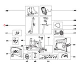 Horizon Fitness Elite U7 - UB Stationary Bike Console Mast Set 1000353788 - hydrafitnessparts