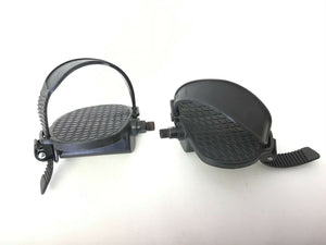 Horizon Fitness Elite U7 Upright Bike Pedal Pair Left and Right with Straps - fitnesspartsrepair
