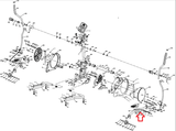 Horizon Fitness Elliptical Pedal Arm Spacer 001272-A - hydrafitnessparts