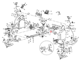 Horizon Fitness EP133D EP133B EP134B Elliptical Front Foot Stabilizer Set 060162-Z - hydrafitnessparts