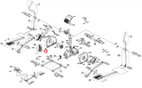 Horizon Fitness EP573D Elliptical Left Side Plastic Cover PA757K Q520-7-3 1000343545 - hydrafitnessparts