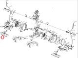 Horizon Fitness Gear Elliptical Roller Wheel Assembly 013209-Z - hydrafitnessparts