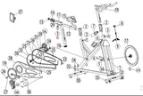 Horizon Fitness GR3 Indoor Cycle - FC060 Stationary Bike Adjustment Knob 1000413103 - hydrafitnessparts