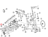Horizon Fitness GR3 Indoor Cycle - FC060 Stationary Bike Drive Chain Gear Sprocket 1000412747 - hydrafitnessparts