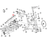 Horizon Fitness GR3 Indoor Cycle - FC060 Stationary Bike Left Crank Arm 1000412748 - hydrafitnessparts