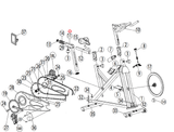 Horizon Fitness GR3 Indoor Cycle - FC060 Stationary Bike Seat Saddle Post 1000204246 - hydrafitnessparts