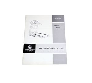 Horizon Fitness HZ Series - WT751 WT951 Treadmill Owner's Manual 064651-AX - hydrafitnessparts