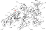 Horizon Fitness Livestrong M4 LS5.9IC-C1 Stationary Bike Left Crank Arm 1000398855 - hydrafitnessparts