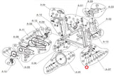 Horizon Fitness Livestrong M4 LS5.9IC-C110.0T Stationary Bike Allen Bolt M6X40L 1000222066 - hydrafitnessparts