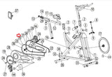 Horizon Fitness M4 LS5.9IC-C1 GR3 Indoor Cycle Stationary Bike Inner Chain Guard 1000204257 - hydrafitnessparts