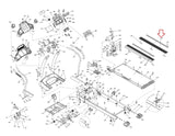 Horizon Fitness Matrix Commercial Treadmill Right Foot Rail Set 067183-ZR - hydrafitnessparts