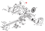 Horizon Fitness Oxford 5 - AR50B Rower Display Console Assembly 1000348586 - hydrafitnessparts