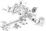 Horizon Fitness Oxford 5 - AR50B Rower Mid Foot Stabilizer Assembly 1000300290 - hydrafitnessparts