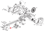 Horizon Fitness Oxford 5 - AR50B Rower Rear Foot Stabilizer 1000300270 - hydrafitnessparts