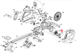 Horizon Fitness Oxford 5 AR50B Rower Spiral Spring Set Semi Assembly 1000325879 - hydrafitnessparts